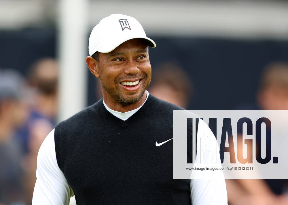 11th July 2022, Old Course at St Andrews, St Andrews, Fife, Scotland; The Open Golf Championship pre-tournament activities; Tiger Woods (USA) on the practice putting green prior to the Celebration of Champions event ActionPlus12407583 DavidxBlunsden