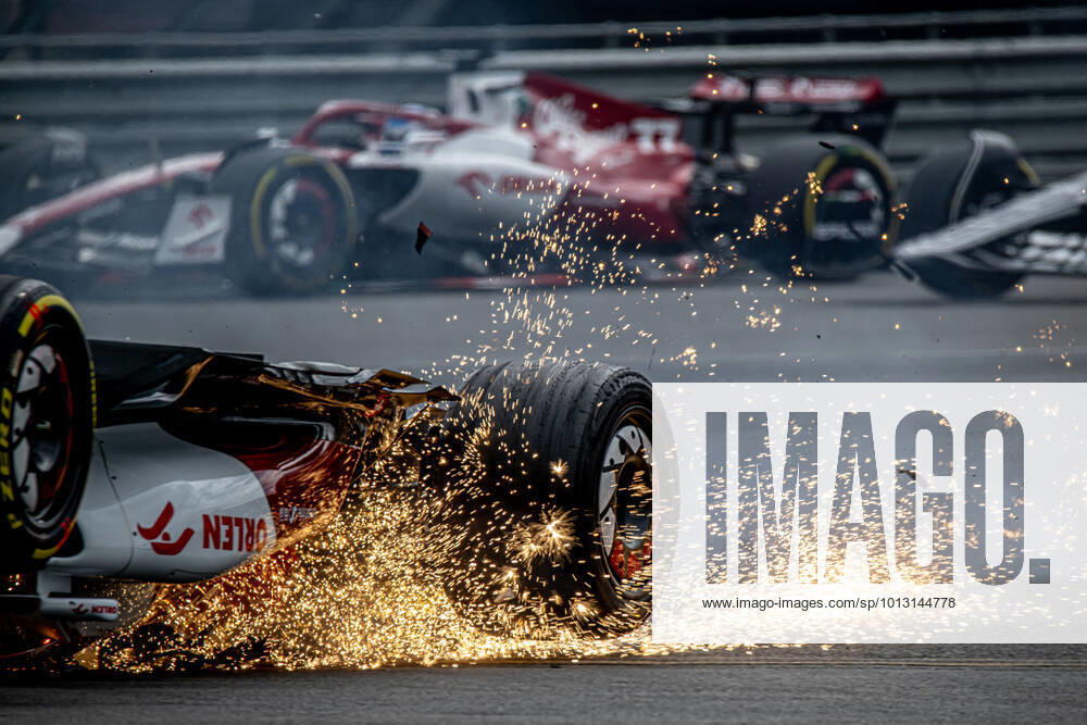 NORTHAMPTON, ENGLAND: Zhou Guanyu, racing for the Alfa Romeo Racing team during the 2022 Formula 1 British Grand Prix at Silverstone in Northampton, England. British Grand Prix