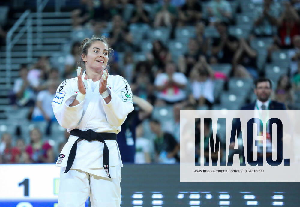 Bilder des Jahres 2022, Sport 07 Juli PXL_IJF World Judo Tour Zagreb Grand Prix Barbara Matic of Croatia wins gold in the category of women up to 70kg during the IJF World Tour Zagreb Grand Prix, held at the Zagreb Arena, in Zagreb, Croatia, on July 16, 2022. ZeljkoxHladika PIXSELL