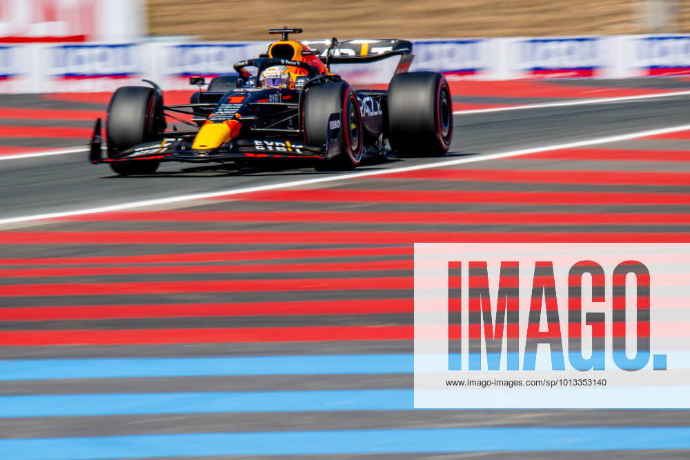 LE CASTELLET, FRANCE: Max Verstappen, racing for the Red Bull Racing team during the 2022 Formula 1 French Grand Prix at the Circuit Paul Ricard in Le Castellet, France.