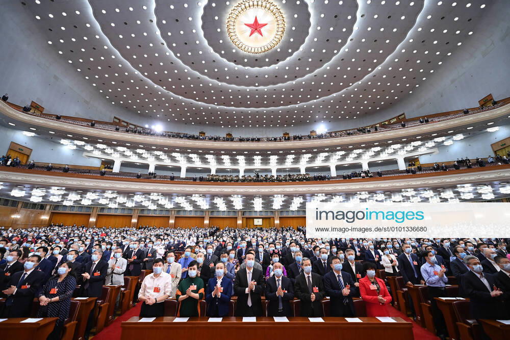 KW22 (200529) -- BEIJING, May 29, 2020 -- The closing meeting of the third session of the 13th National Committee of the Chinese People s Political Consultative Conference (CPPCC) is held at the Great Hall of the People in Beijing, capital of China, May 27, 2020. ) Xinhua Headlines: China s resolve displayed in two sessions meets world s expectations LixXiang