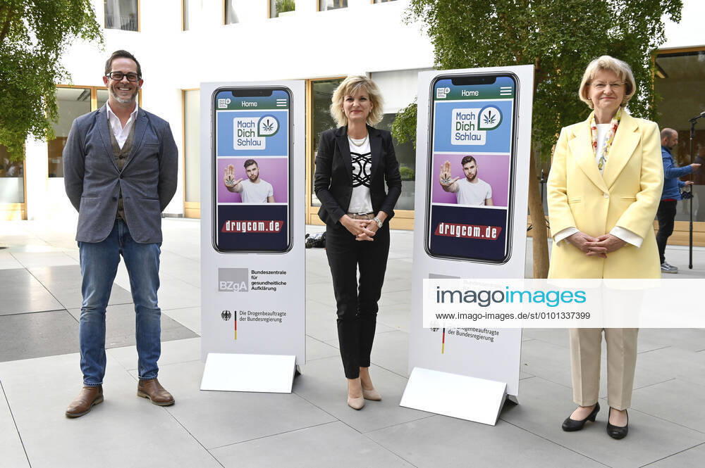 Kay Lübbers, Daniela Ludwig and Heidrun Thaiss at a press conference on the Cannabis Concept Contest 2020 and the presentation of the new cannabis prevention measures via social media in the Haus der Bundespressekonferenz Berlin, 29 05 2020 Foto:xJ.xFuturexImage