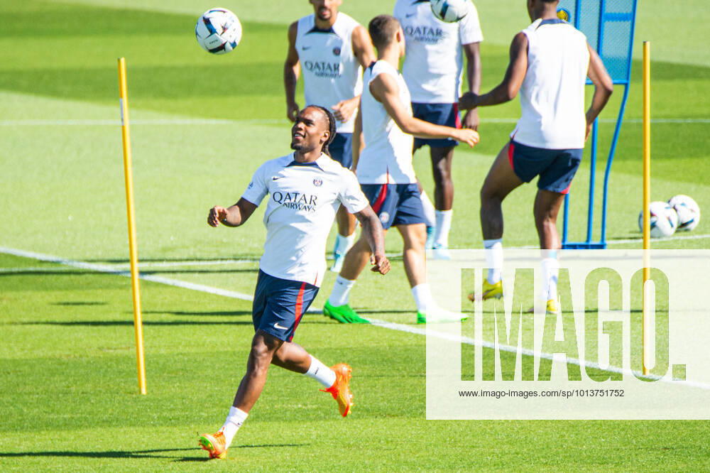 Renato Sanches (Paris SG) FOOTBALL : Entrainement des joueurs du Paris SG - 11 08 2022 BaptisteAutissier Panoramic