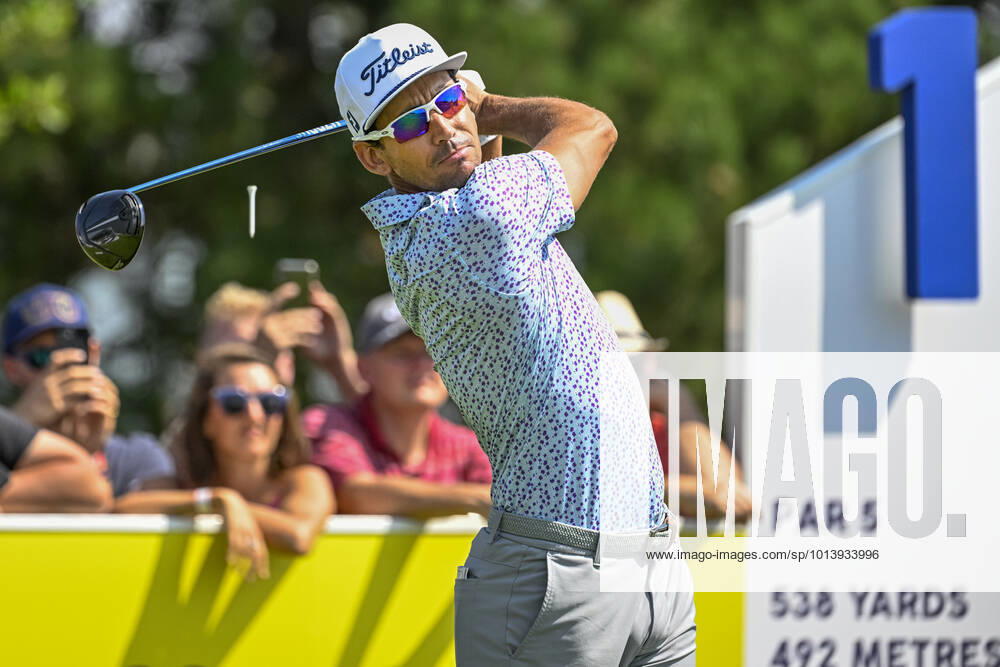 Rafa Cabrera Bello of Spain in action during the Czech Masters golf tournament of European series DP World Tour (carries one million euros) in Vysoky Ujezd, Czech Republic, August 18, 2022. (CTKxPhoto VitxSimanek) CTKPhotoP2022081804320 VIS 008