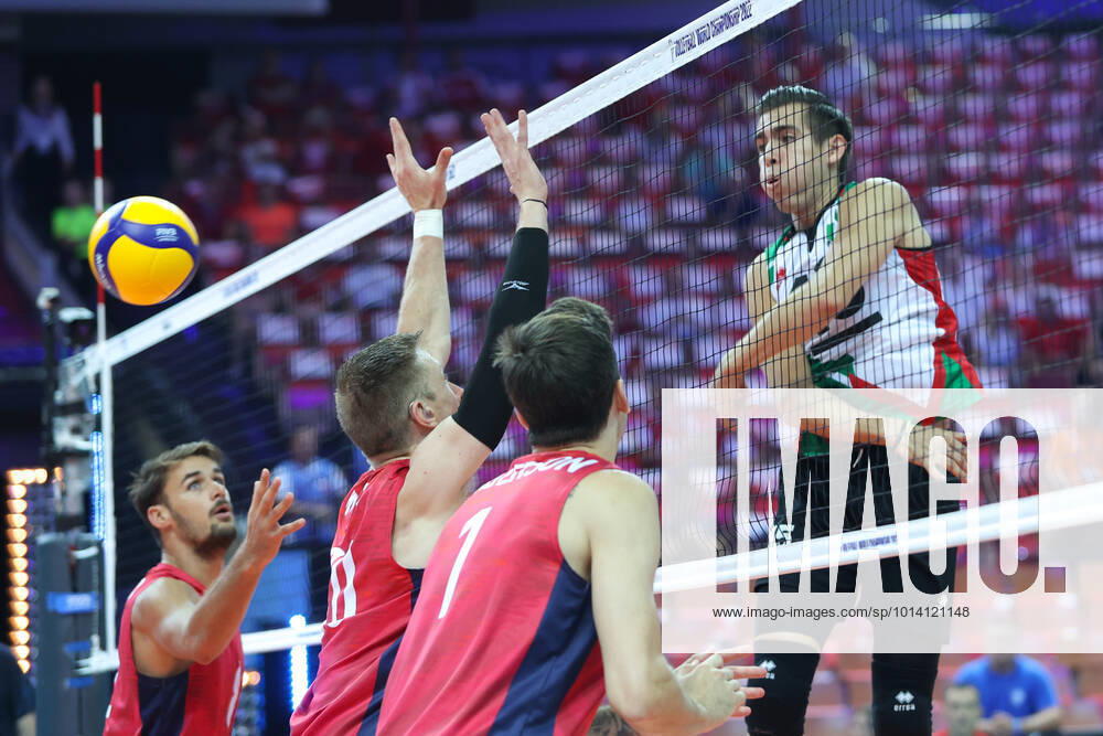 KATOWICE 26.08.2022 MISTRZOSTWA SWIATA W SIATKOWCE MEZCZYZN FAZA GRUPOWA GRUPA C: USA - MEKSYK --- FIVB VOLLEYBALL MENS World Championship, WM, Weltmeisterschaft 2022 GROUP C MATCH: USA - MEXICO CHRISTIAN ARANDA FOT. ANNA KLEPACZKO FOTOPYK NEWSPIX.PL --- Newspix.pl 220826LUM012