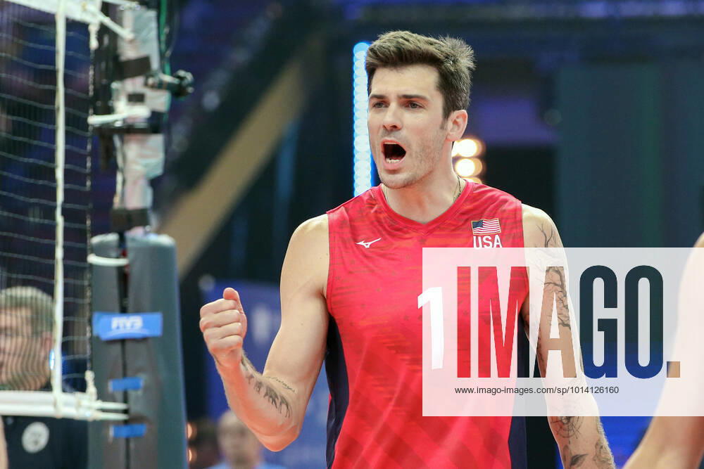 KATOWICE SPODEK POLSKA (KIBICEATOWICE POLAND ) SIATKOWKA MEZCZYZN ( MEN S VOLLEYBALL ) FIVB MISTRZOSTWA SWIATA W PILCE SIATKOWEJ MEZCZYZN POLSKA - SLOWENIA 2022 ( FIVB MEN S World Championship, WM, Weltmeisterschaft 2022) MECZ MEKSY - USA ( GAME MEXICO - USA ) NZ MATTHEW ANDERSON FOTO JAKUB PIASECKI CYFRASPORT NEWSPIX.PL --- Newspix.pl 20220826CSJP3023