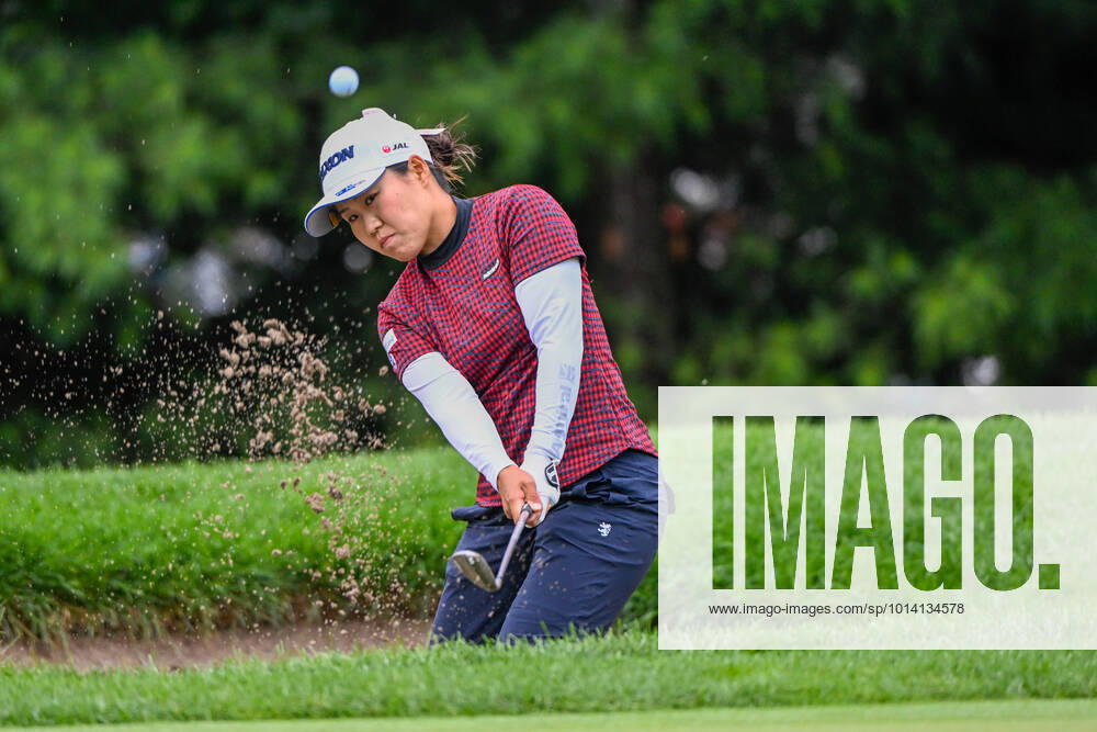 OTTAWA, ON - AUGUST 26: Nasa Hataoka (JPN) hits from the trap on 3 during Rd2 of the 2022 CP Women s Open at the Ottawa Hunt and Golf Club on August 26, 2022 in Ottawa, Ontario Canada. (Photo by Ken Murray Icon Sportswire) GOLF: AUG 26 LPGA, Golf Damen - CP Womens Open Icon22080260312