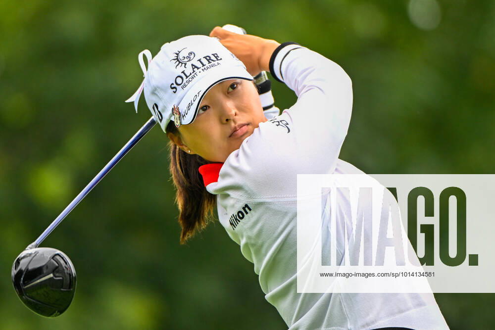 OTTAWA, ON - AUGUST 26: Jin Young Ko (KOR) watches her tee shot on 4 during Rd2 of the 2022 CP Women s Open at the Ottawa Hunt and Golf Club on August 26, 2022 in Ottawa, Ontario Canada. (Photo by Ken Murray Icon Sportswire) GOLF: AUG 26 LPGA, Golf Damen - CP Womens Open Icon22080260322