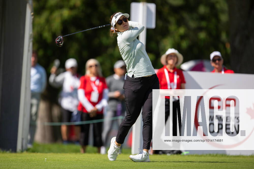 OTTAWA, ON - AUGUST 27: Hannah Green of Australia on the 1st hole tee during the third round of the CP Womens Open on August 27, 2022, at The Ottawa Hunt and Golf Club in Ottawa, ON, Canada. (Photo by Richard A. Whittaker Icon Sportswire) GOLF: AUG 27 LPGA, Golf Damen - CP Womens Open Icon2208271153
