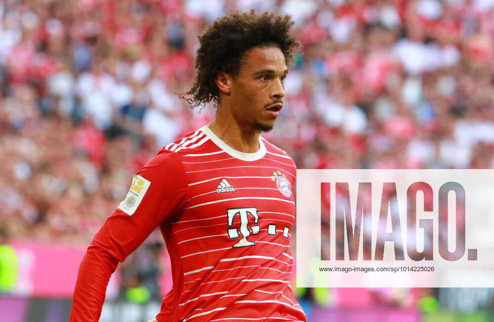 10 Leroy Sane FCB portrait, portrait, football 1 BL FC Bayern Muenchen Borussia Moenchengladbach 27 08 2022 Allianz Arena PHOTO Mladen Lackovic LakoPress