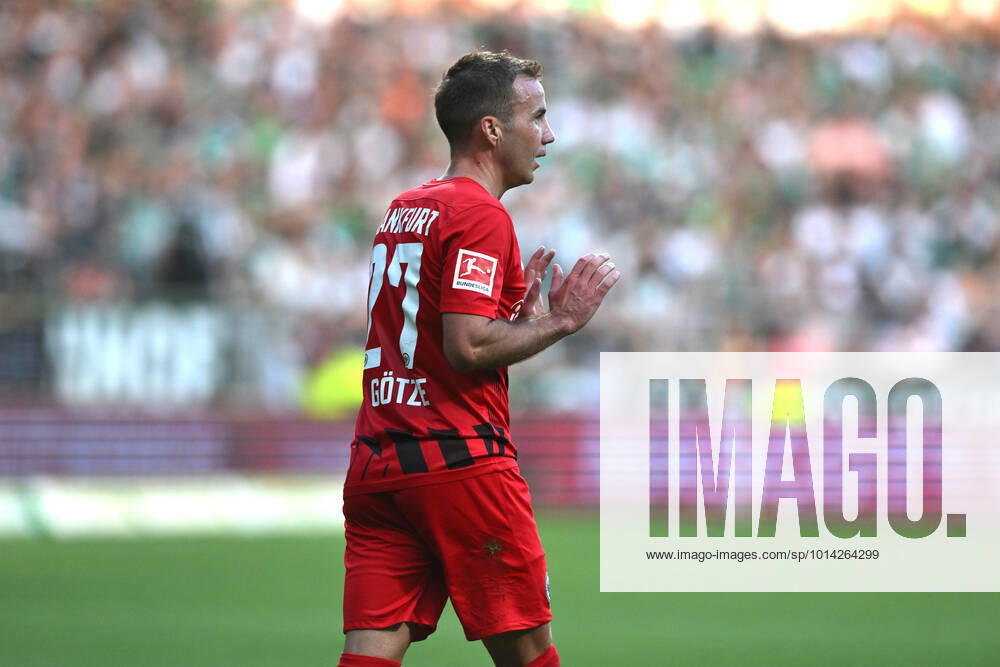 Mario Götze Eintracht Frankfurt 28 08 2022, football GER, season 2022 2023, 1 Bundesliga, 4 matchday, SV Werder Bremen Eintracht Frankfurt 3 4 Bremen Weserstadion Nordrhein Westfalen Germany Team2