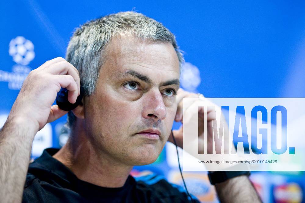 Real Madrid - UEFA Champions League 2011-2012 - Madrid - Jose Mourinho, coach and manager of Real Madrid CF, in the press conference before the match