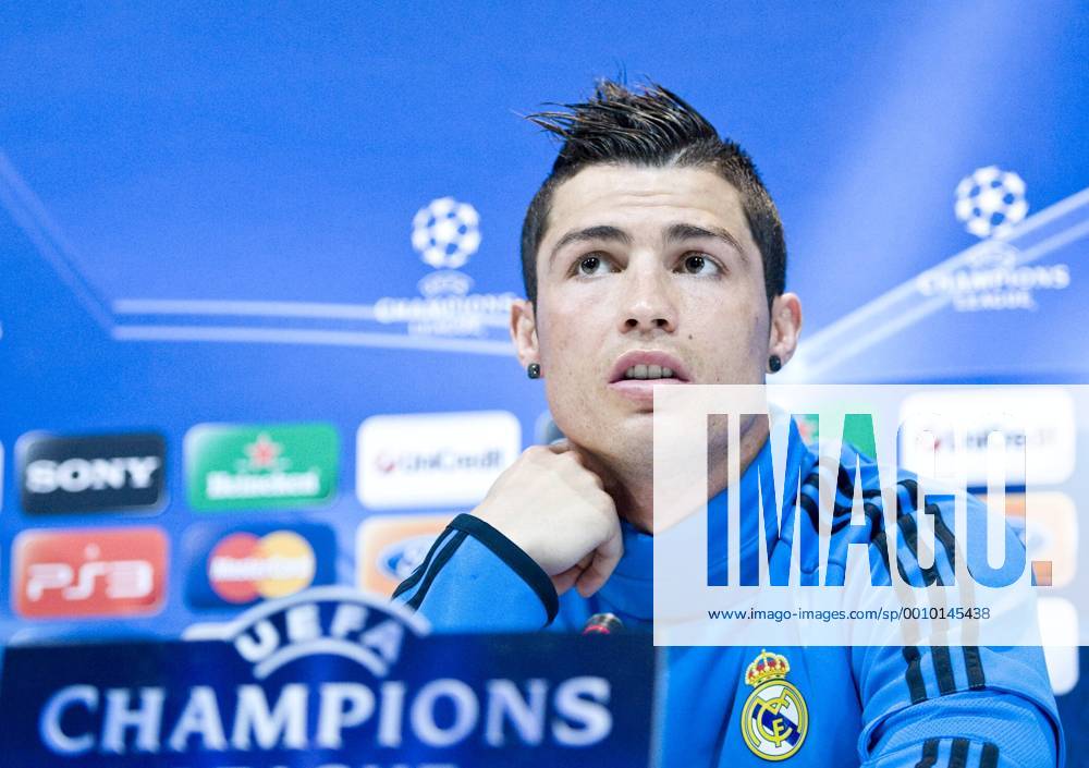 Real Madrid - UEFA Champions League 2011-2012 - Madrid - Cristiano Ronaldo in the press conference before the match