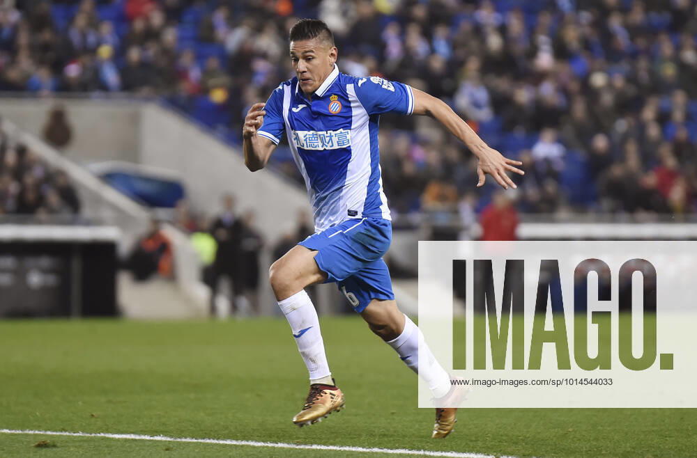 RCD Espanyol v Atletico de Madrid. LaLiga 2017-2018, date 17, RCDE stadium, Barcelona, Spain - 22 December 2017 Oscar Duarte of RCD Espanyol. Barcelona SPA