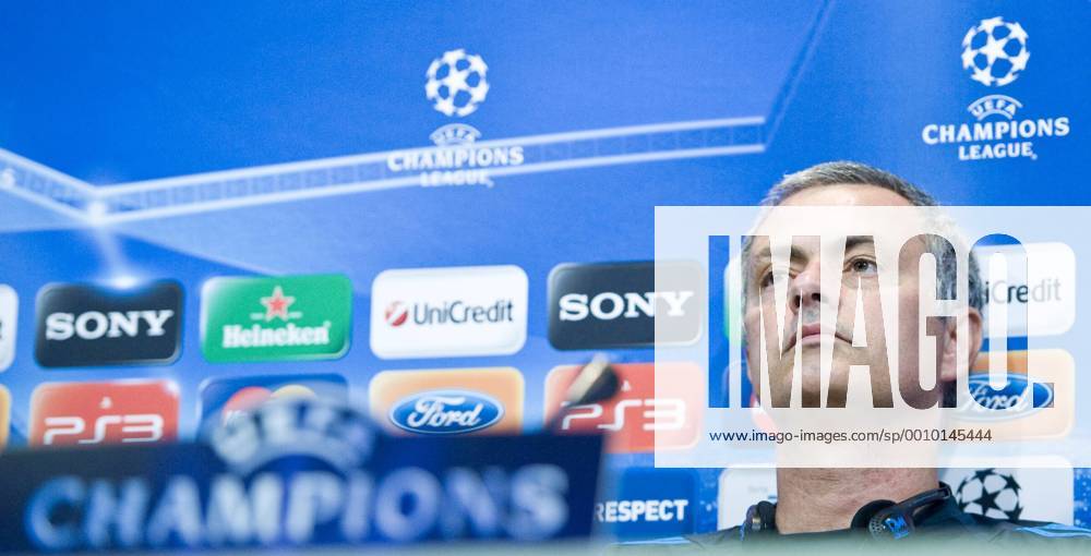 Real Madrid - UEFA Champions League 2011-2012 - Madrid - Jose Mourinho, coach and manager of Real Madrid CF, in the press conference before the match