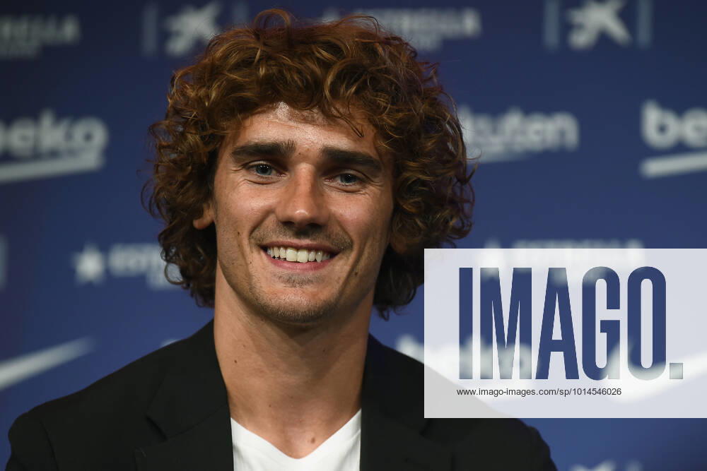 Antonie Griezmann. FC Barcelona, Barca new player Antonie Griezmann during his presentation as FC Barcelona new player. Camp Nou Stadium. Barcelona, Spain - 14 JULY 2019. LIGA 2019-2020 Barcelona Spain