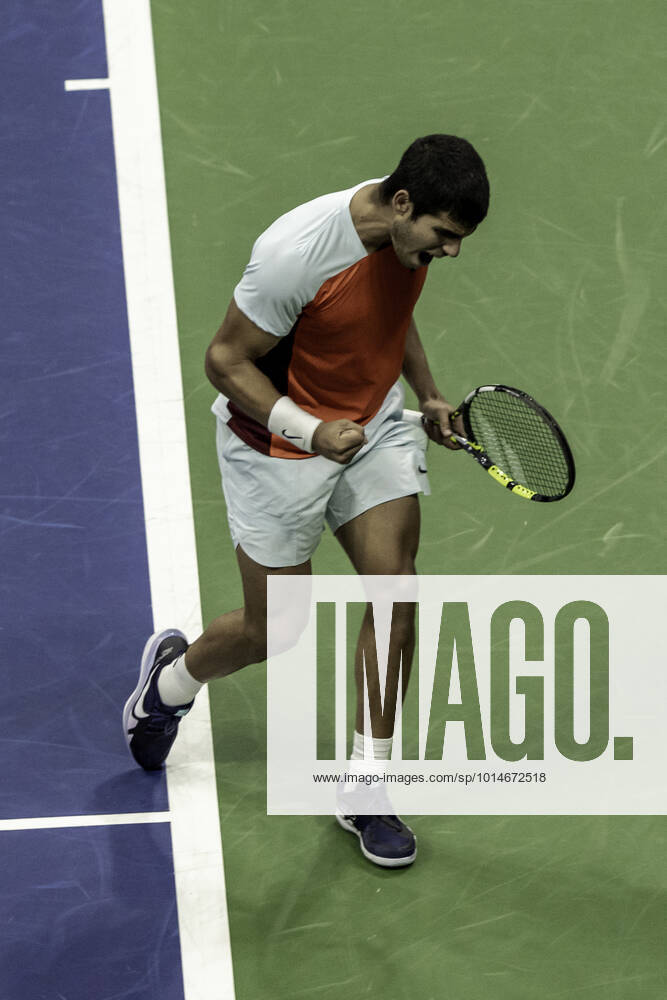 TENNIS 2022 US Open Men s Final Carlos Alcaraz (ESP) winner, competing in the men s final at the 2022 US Open. New Yrok Arthur Ashe Stadium at the Billi NY United States