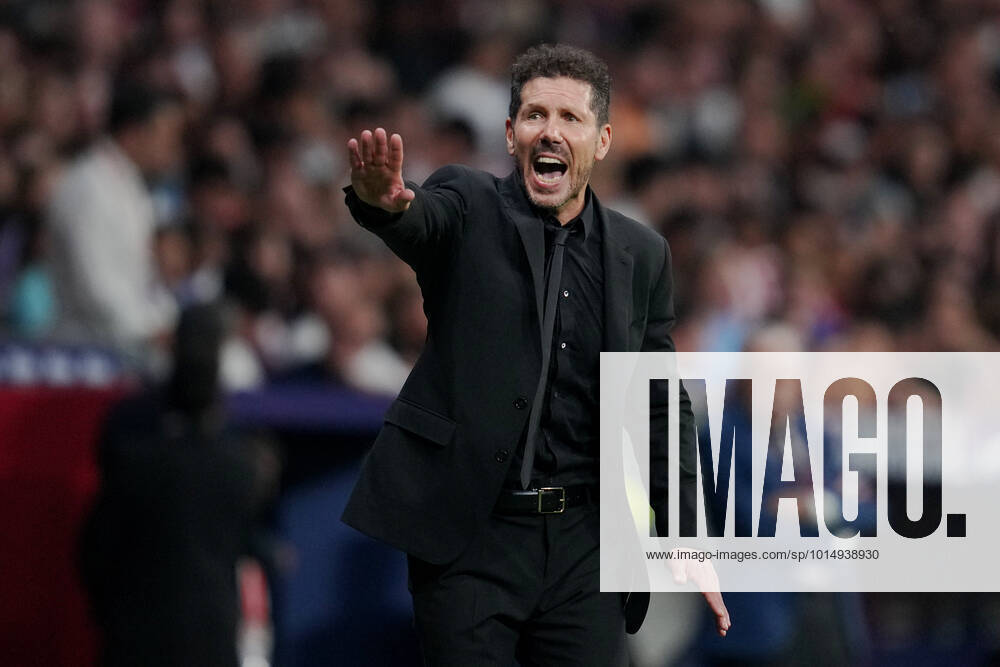 ESP: Atletico de Madrid-Real Madrid CF. La Liga Santander. Date 6 Atletico de Madrid head coach Diego Pablo Simeone during the La Liga match between Atletico de Madrid and Real Madrid CF played at Civitas Metropolitano Stadium on September 18, 2022 in Madrid , Spain. kpng