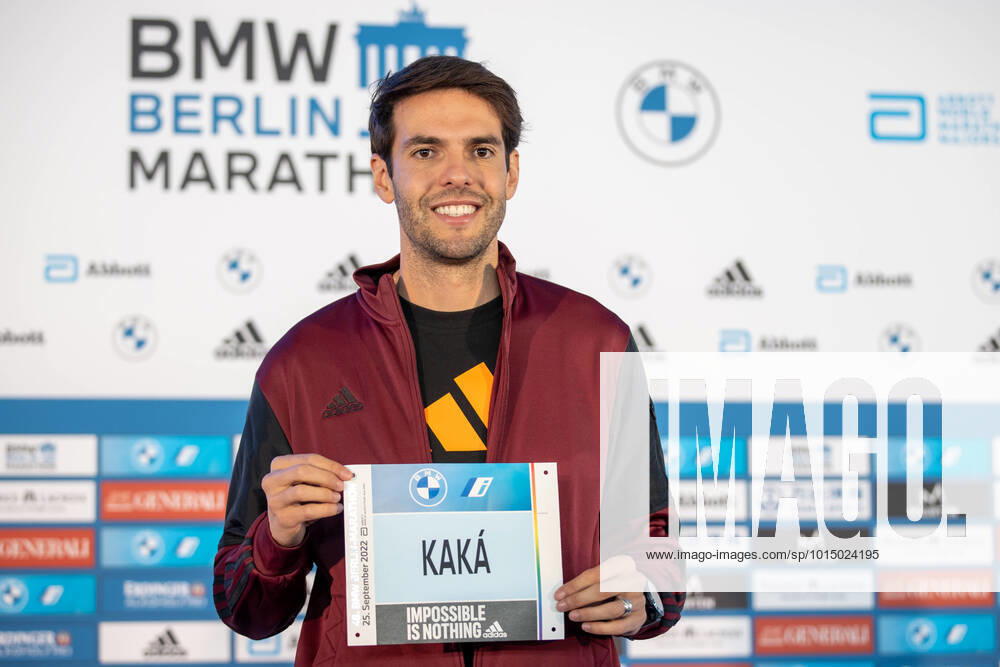 Former soccer player Kaka from Brazil at a press conference before his first BMW Berlin Marathon 2022 at the Hotel InterContinental Berlin on 23 09 22 PK BMW Berlin Marathon 2022