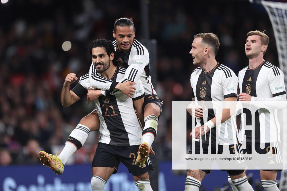 England gegen Deutschland 26. September 2022, London UEFA Nations League Liga A Gruppe 3 England gegen Deutschland Ilkay Gundogan (Deutschland) jubelt nach seinem ersten Tor Foto Charlotte Wilson Abseits London UK