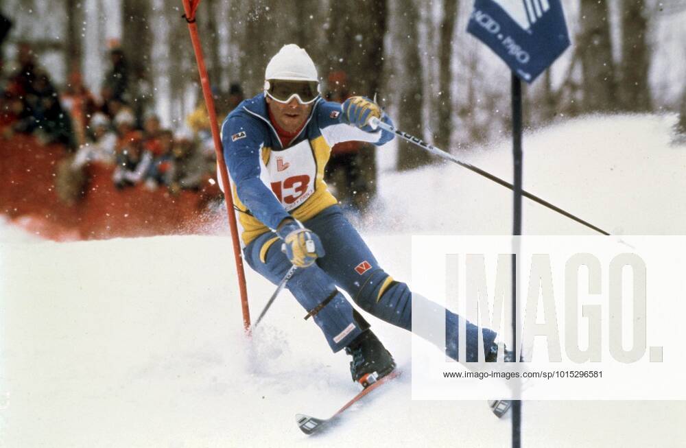 CENTURY SPORTS 80 23-year-old Ingemar Stenmark becomes Swedens first Olympic champion in alpine skiing at the Winter Olympics in Lake Placid, USA, 1980 Stenmark takes gold in slalom and giant slalom LAKE PLACID UNITED STATES PROJ 9909