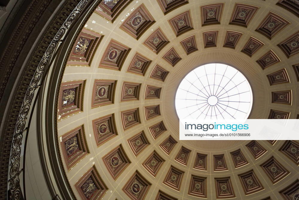 Museum Island.Altes Museum.cupola of the principal lobby, inspired by the Pantheon of Rome.Berlin. Germany Berlin Berlin Germany