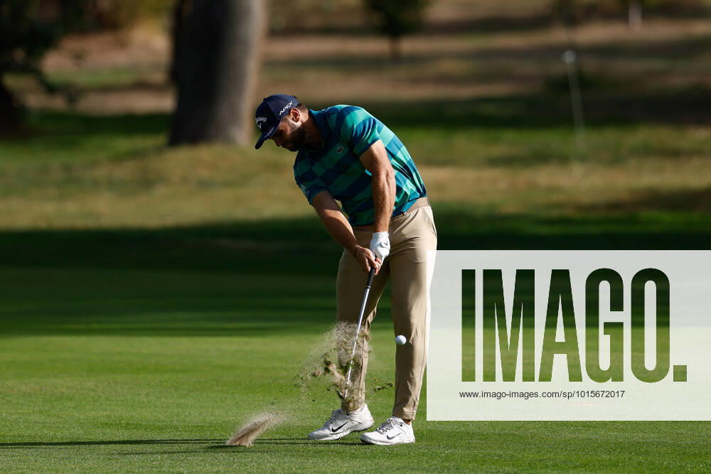 Adri Arnaus of Spain in action during the Acciona Open Espana 2022 celebrated at Club de Campo de Madrid on October 06, 2022, in Madrid, Spain. MADRID SPAIN - ZUMAa181 20221006_zaa_a181_017