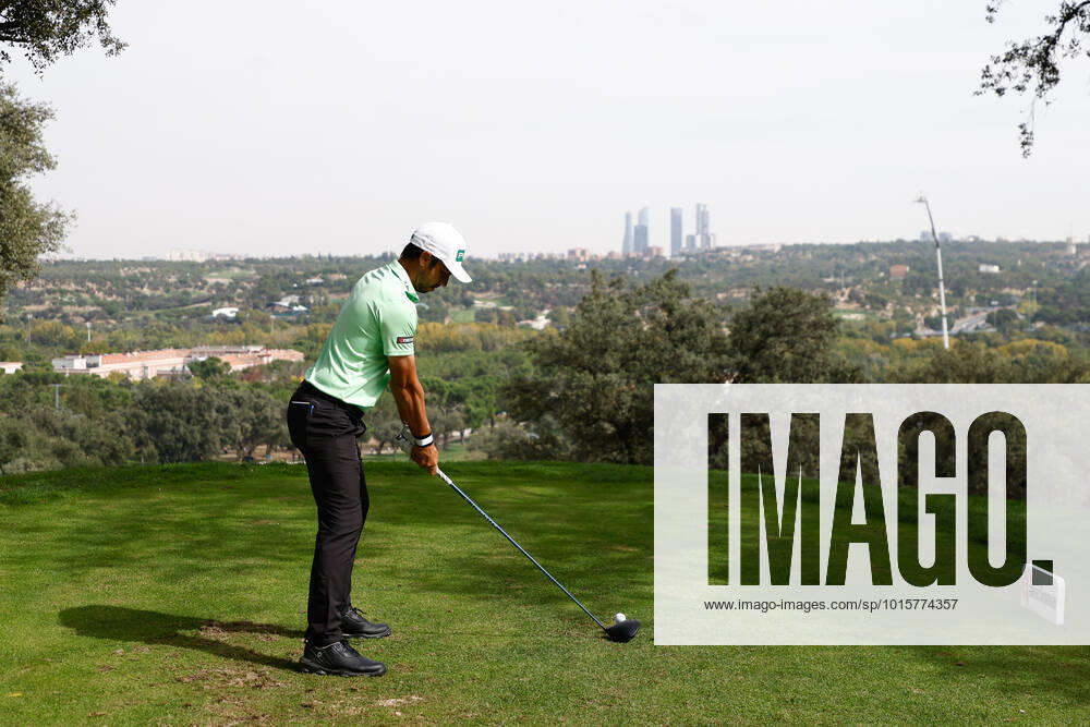 Sebastian Garcia Rodriguez of Spain in action during the Acciona Open Espana 2022, Round 2, celebrated at Club de Campo de Madrid on October 07, 2022, in Madrid, Spain. MADRID SPAIN - ZUMAa181 20221008_zaa_a181_004