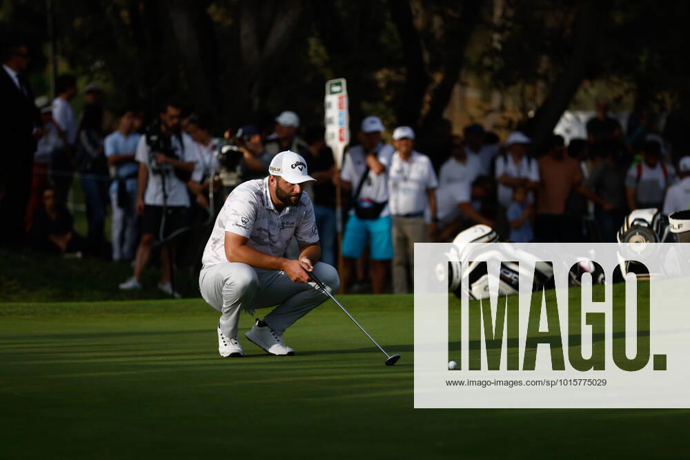 Jon Rahm of Spain in action during the Acciona Open Espana 2022, Round 2, celebrated at Club de Campo de Madrid on October 07, 2022, in Madrid, Spain. MADRID SPAIN - ZUMAa181 20221008_zaa_a181_027