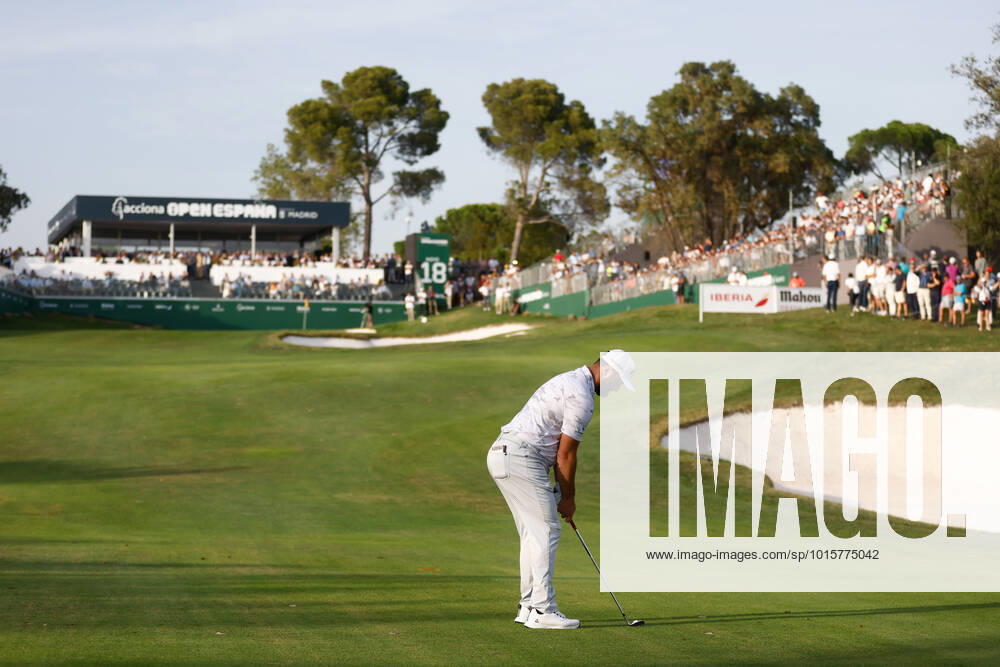 Jon Rahm of Spain in action during the Acciona Open Espana 2022, Round 2, celebrated at Club de Campo de Madrid on October 07, 2022, in Madrid, Spain. MADRID SPAIN - ZUMAa181 20221008_zaa_a181_035