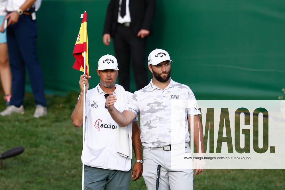 Jon Rahm of Spain in action during the Acciona Open Espana 2022, Round 2, celebrated at Club de Campo de Madrid on October 07, 2022, in Madrid, Spain. MADRID SPAIN - ZUMAa181 20221008_zaa_a181_039