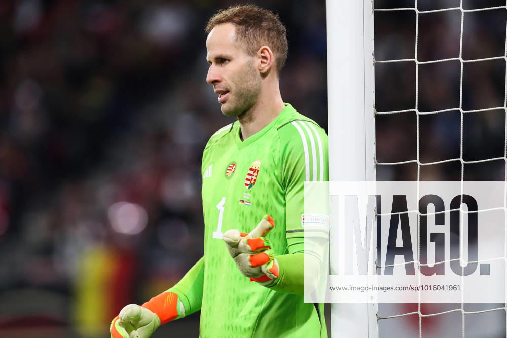 Goalkeeper Peter Gulacsi Hungary Nations League Group C Germany vs Hungary in the Red Bull Arena in Leipzig single image,action,soccer,man,men,Germany