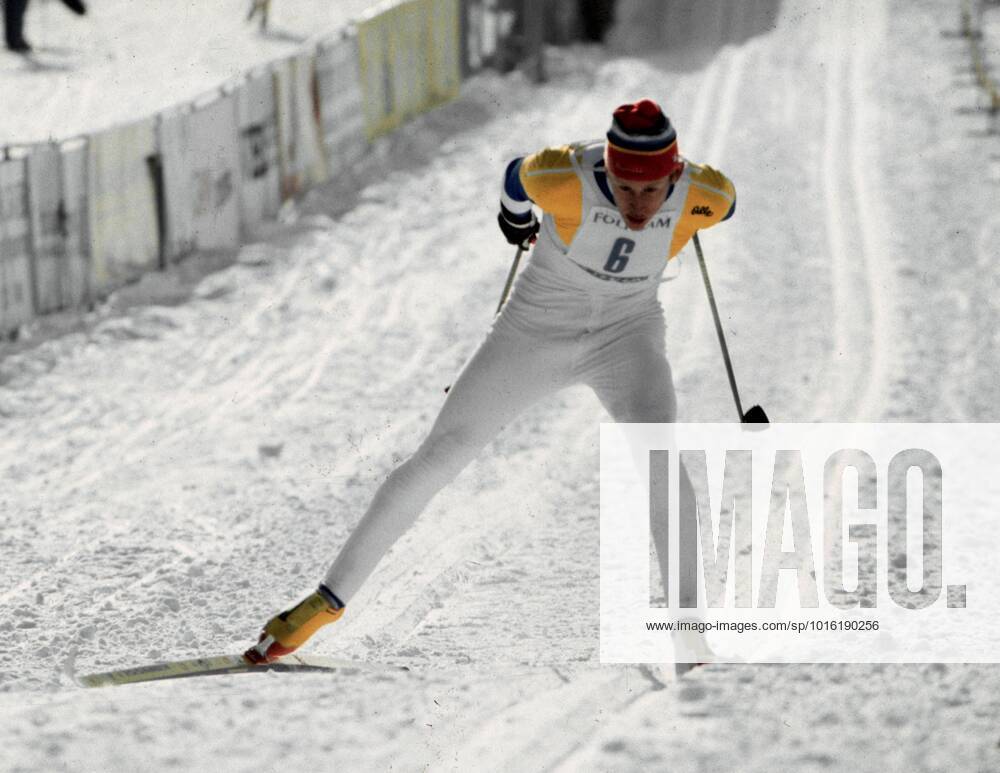 ARCHIVE 1984 Gunde Svan in the Olympics in Sarajevo SARAJEVO YUGOSLAVIA Olympics