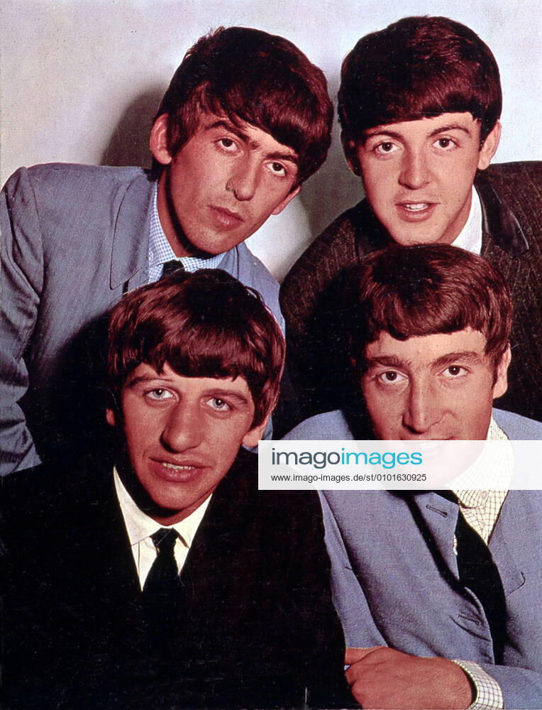 THE BEATLES top: GEORGE HARRISON, PAUL McCARTNEY; bottom: THE BEATLES top: GEORGE HARRISON, PAUL McCARTNEY; bottom: RINGO STARR, JOHN LENNON. Strictly editorial use only in conjunction with the promotion of the film. Credit line mandatory. This image is copyright of the film company and is supplied under the terms of issue as film still. No commercial or book cover use permitted without prior consent from the film company. Mandatory credit line: Image courtesy Ronald Grant Archive Mary Evans