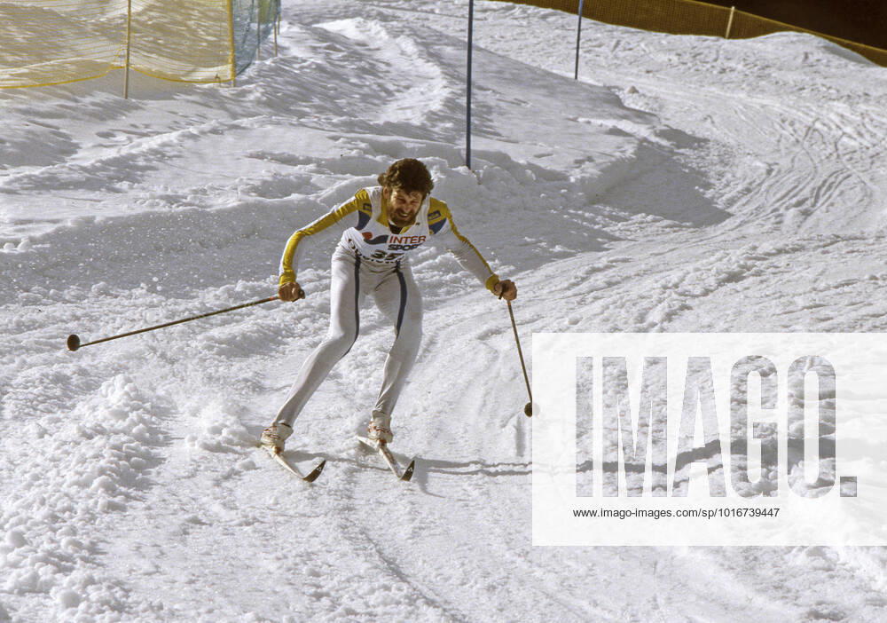 OBERSTDORF 1987 02 12 The Swedish cross-country skier Thomas Wassberg in action, on his way to the gold in the mens 30 km classic style, at the World Championships in cross-country skiing in Oberstdorf, West Germany, February 12, 1987. Wassberg won medals in all distances, gold in the 30 km classic and in mens relay and silver for 15 km classic and 50 km freestyle Oberstdorf Germany