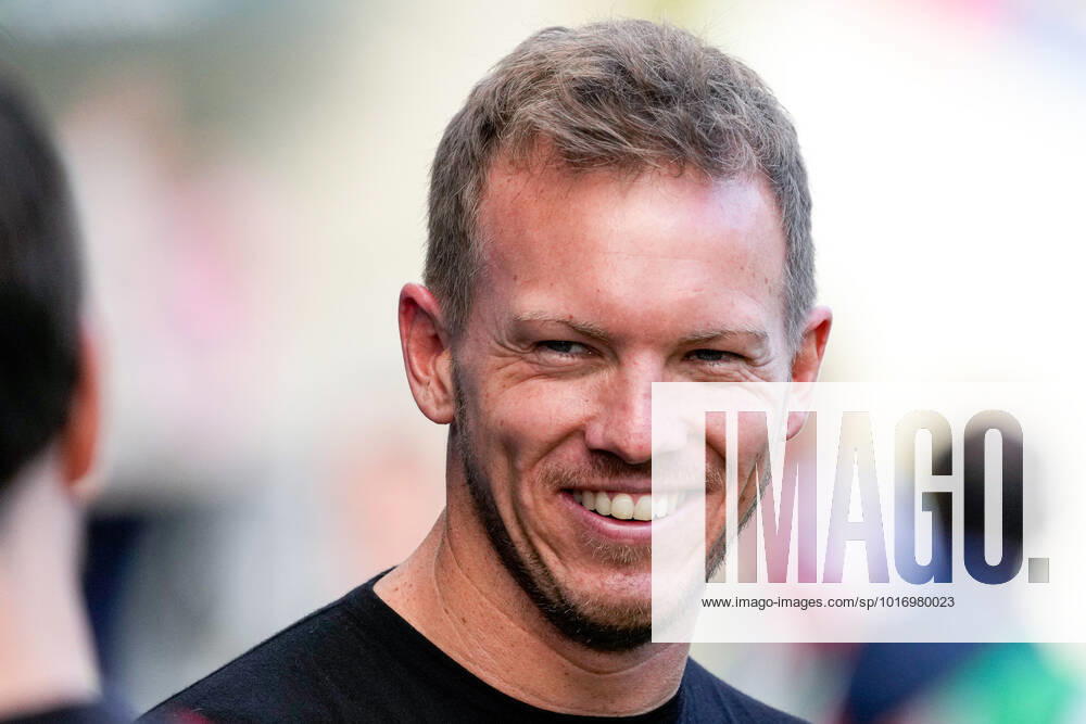 Julian Nagelsmann coach, head coach, FC Bayern München , single image, single photo, action, portrait, portrait, joy, happy, glad, friendly, cheerful, happy, beaming, optimistic, 22 10 2022, Sinsheim Germany , Soccer, Bundesliga, TSG 1899 Hoffenheim FC Bayern München, DFB DFL REGULATIONS PROHIBIT ANY USE OF PHOTOGRAPHS AS IMAGE SEQUENCES AND OR QUASI VIDEO