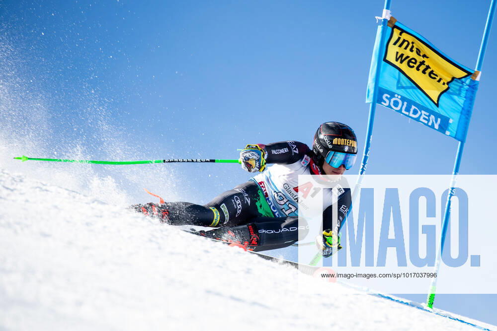 ALPINE SKIING - FIS WC Soelden SOELDEN,AUSTRIA,23.OCT.22 - ALPINE SKIING - FIS World Cup season opening, Rettenbachferner, giant slalom, men. Image shows Filippo Della Vite (ITA). GEPAxpictures Klansek