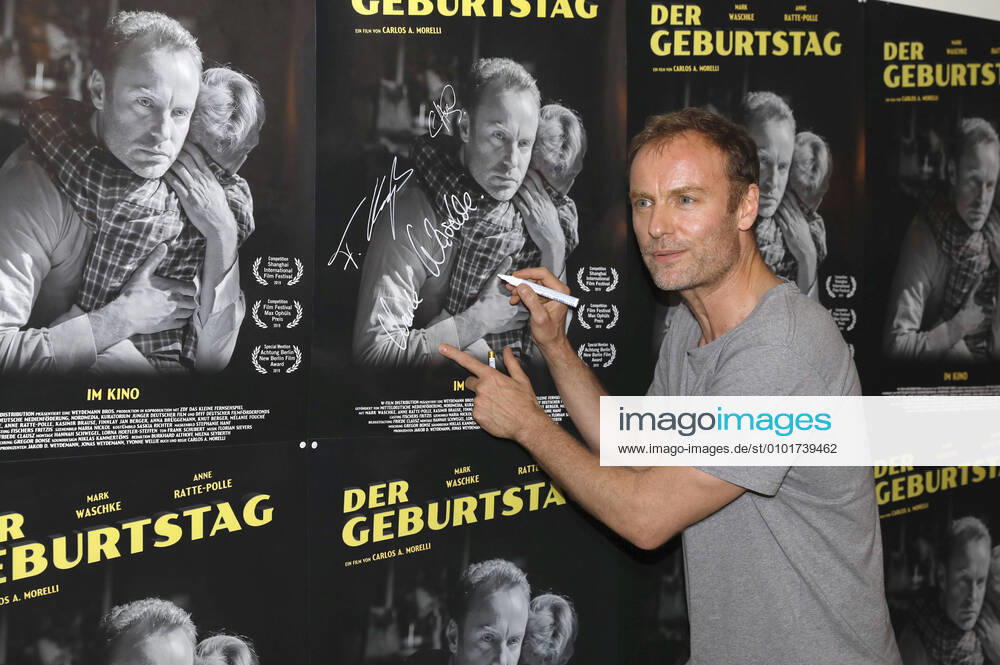 Mark Waschke at the premiere of the movie Der Geburtstag at the Luchs Kino am Zoo Halle Saale, 18 06 2020 Foto:xR.xStoffelsx xFuturexImage