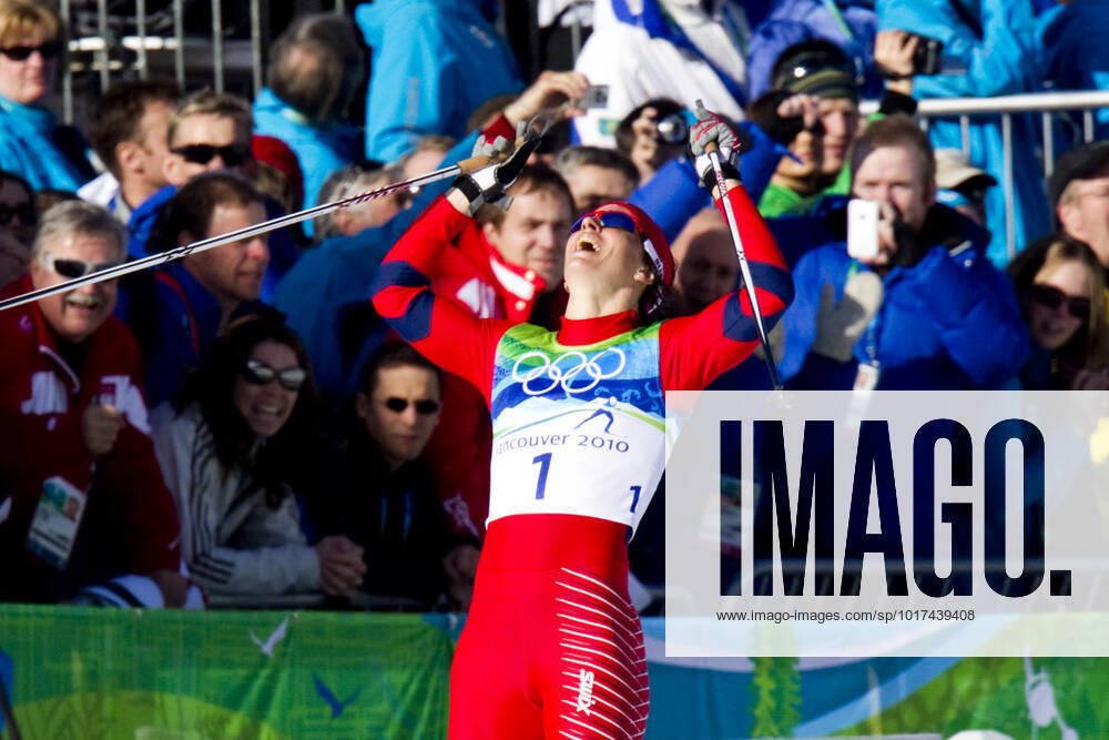 VANCOUVER, WHISTLER, CANADA 20100218 Marit Bjorgen won Olympic gold in cross country sprint in Whistler Olympic Park during the Olympics in Vancouver Wednesday VANCOUVER, WHISTLER CANADA