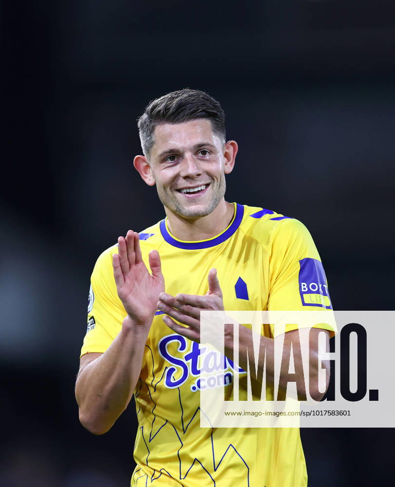 London, England, 29th October 2022. James Tarkowski of Everton during the Premier League match at Craven Cottage, London. Picture credit should read: David Klein Sportimage . SPI-2004-0035