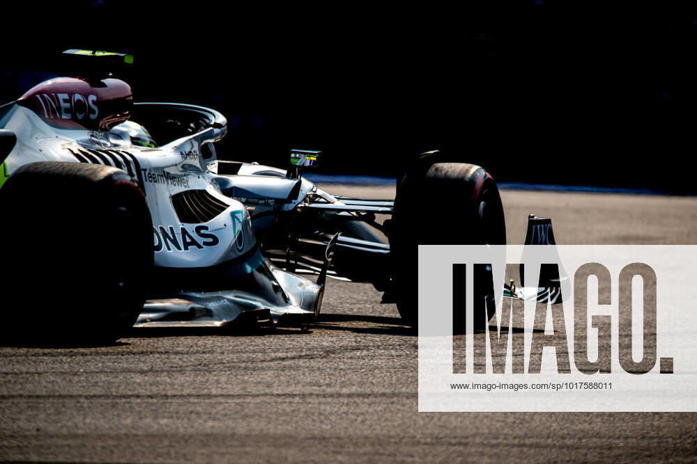 MEXICO CITY, MEXICO: Lewis Hamilton, racing for the Mercedes AMG team during the 2022 Formula 1 Mexico City Grand Prix at the Autodromo Hermanos Rodriguez in Mexico City, Mexico.