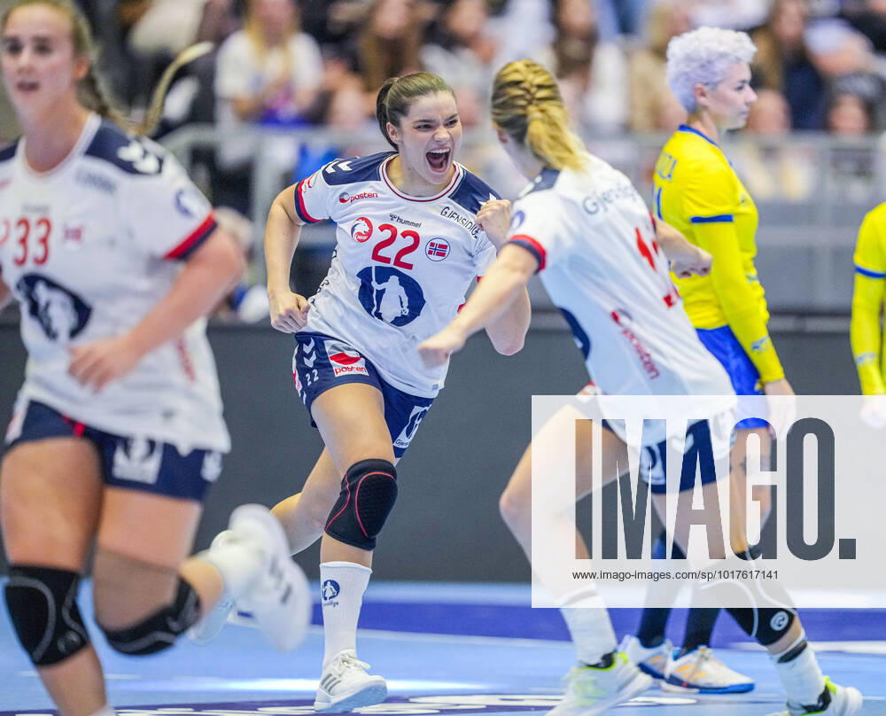 Four Nations tournament handball women Norway Brazil Stavanger 20221030 Norways Kristina Sirum Novak during the international match between Norway and Brazil in DNB Arena in Stavanger for handball EC in Slovenia in November Photo Beate Oma Dahle NTB Stavanger Norway