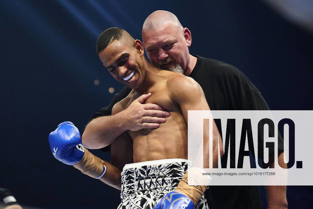 KW44 BOXING WILLIAMS HUNT, Nathan Singh celebrates victory over Robert Lale during their Super Bantamweight fight at Ken Rosewall Arena in Sydney, Saturday, November 5, 2022. ( NO ARCHIVING, , NO USE IN BOOKS WITHOUT CONSENT SYDNEY NEW SOUTH WALES AUSTRALIA