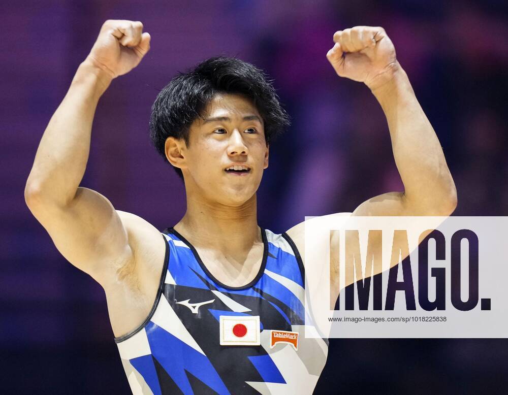 Artistic gymnastics: world championships Daiki Hashimoto of Japan reacts following his performance in the men s floor exercise final at the artistic gymnastics world championships in Liverpool, England, on Nov. 5, 2022. He won silver. A14AA0001352049P