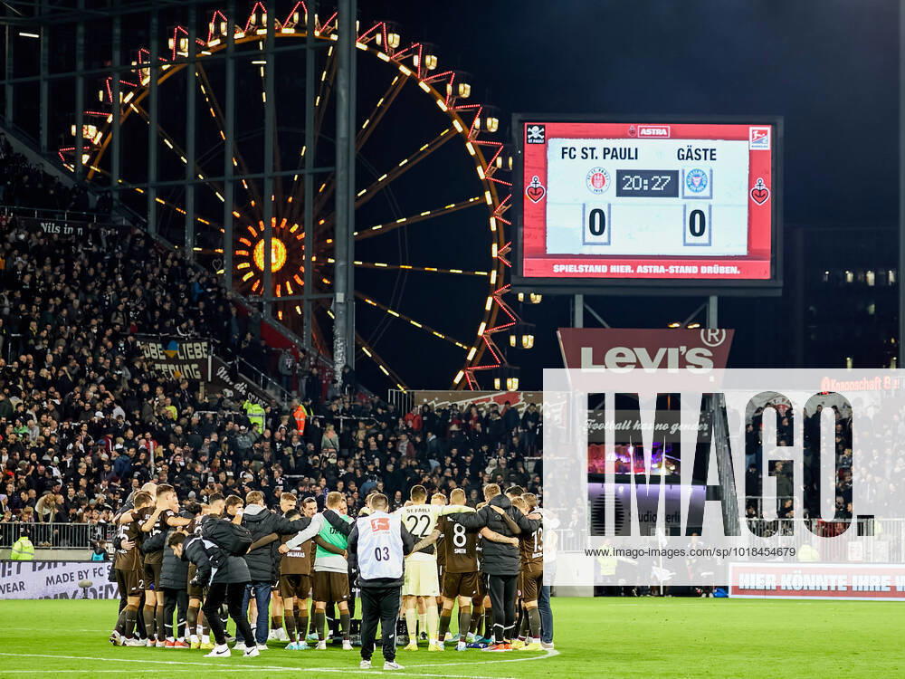 Draw FC St Pauli vs Holstein Kiel, 2 Bundesliga, Millerntor Stadion, Hamburg, Spielzeit 2022 2023, 16 Spieltag, 08 11 2022 DFL REGULATES PROHIBIT ANY USE OF PHOTOGRAPHS AS IMAGE SEQUENCES AND OR QUASI VIDEO Foto EIBNER Stephanie Zerbe FC St Pauli vs Holstein Kiel, 2 Bundesliga, Hamburg, Spielzeit 2022 2023, 16 Spieltag, 08 11 2022 Hamburg