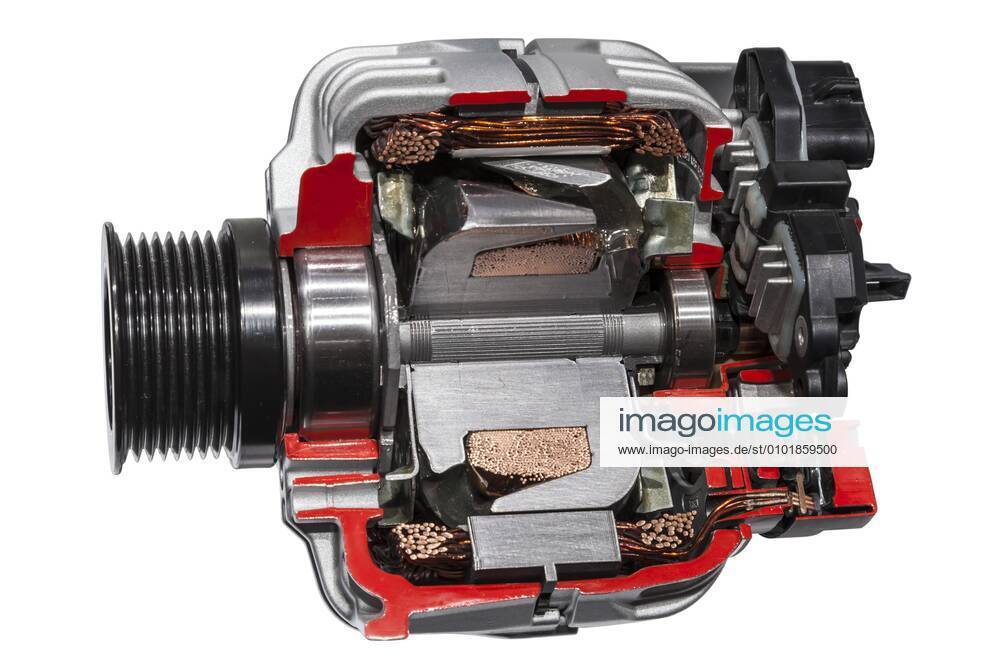 Alternator cross section