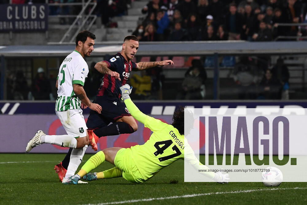 Mp Bologna 12 11 2022 - campionato di calcio serie A Bologna-Sassuolo foto Matteo Papini Image nella foto: gol Marko Arnautovic