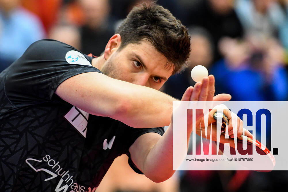 GER, ETTU Champions League, TTC Neu Ulm vs K S Dekorglass Dzialdowo 13 11 2022, Sporthalle der Hermann Köhl Schule, Pfaffenhofen, GER, ETTU Champions League, TTC Neu Ulm vs K S Dekorglass Dzialdowo, in picture Dimitrij Ovtcharov Neu Ulm nordphotoxGmbHx xHafner nph00200