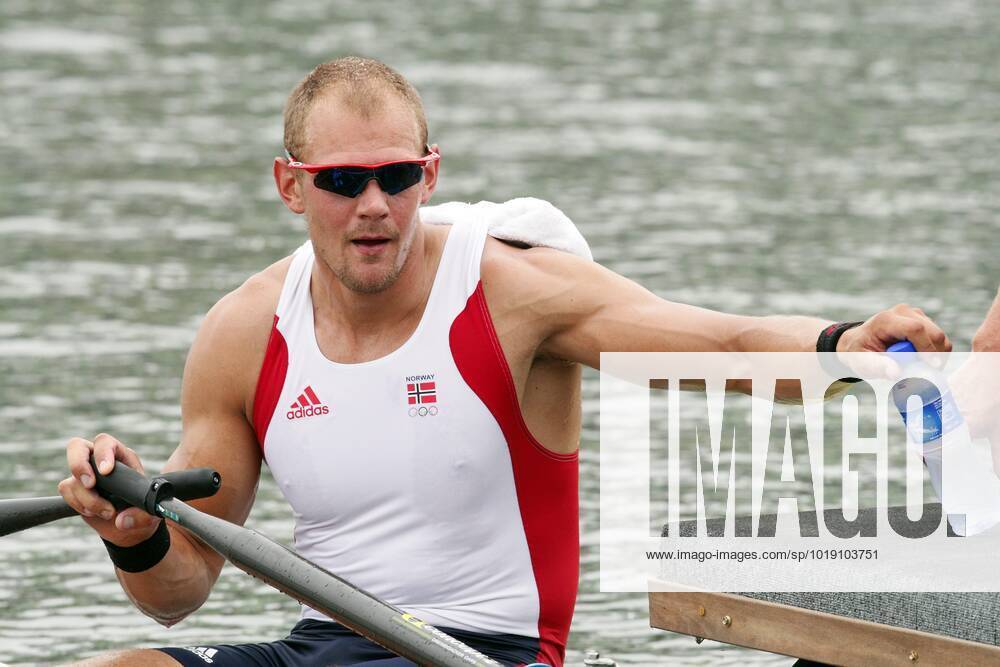 BEIJING, CHINA 20080813 Olaf Tufte of Norway came second in the men s single sculls rowing semifinal during the Beijing 2008 Olympic Games at Shunyi Olympic Rowing Park August 13th, 2008 BEIJING CHINA PICTURES