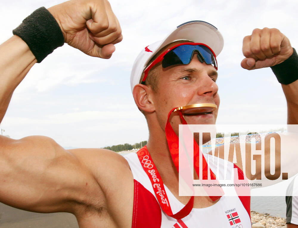 BEIJING, CHINA 20080816 Olaf Tufte of Norway took the gold medal in the men s single sculls rowing competion during the Beijing 2008 Olympic Games at Shunyi Olympic Rowing Park, saturday August 16th, 2008 BEIJING CHINA PICTURES